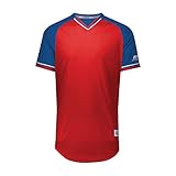 Russell Athletic Classic V-Neck Jersey True Red/Royal/White M