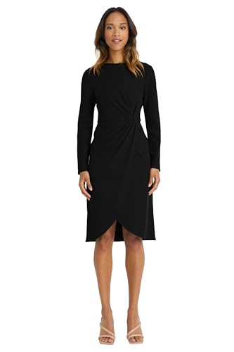 Maggy London Long Sleeve Wrap Cocktail