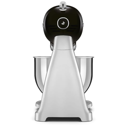 SMEG SMF04 5-Qt Classico Stand Mixer with Smooth Start & SteadyMix, 600W Motor, 10 Speeds, Stainless Steel Bowl & Pour Shield – Retro 50’s Style Planetary Mixer for Dough, Baking & Desserts-Black by Smeg - Used condition - Image 7