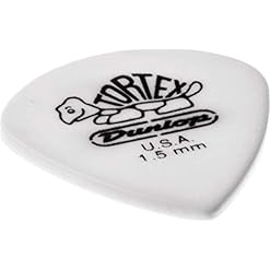Dunlop 478 TORTEX White JAZZ III Picks (12-Pack) 1.50 mm - Les Beatles, Paul McCartney, John Lennon, RIngo Starr, George Harrison Dunlop 478 TORTEX White JAZZ III Picks (12-Pack) 1.50 mm – Image 2