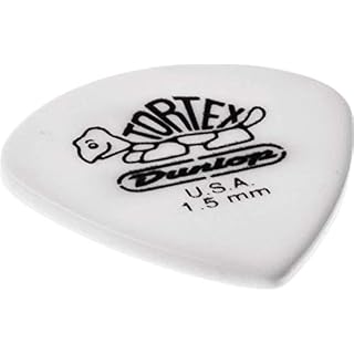 Dunlop 478 TORTEX White JAZZ III Picks (12-Pack) 1.50 mm - Les Beatles, Paul McCartney, John Lennon, RIngo Starr, George Harrison Dunlop 478 TORTEX White JAZZ III Picks (12-Pack) 1.50 mm – Image 2