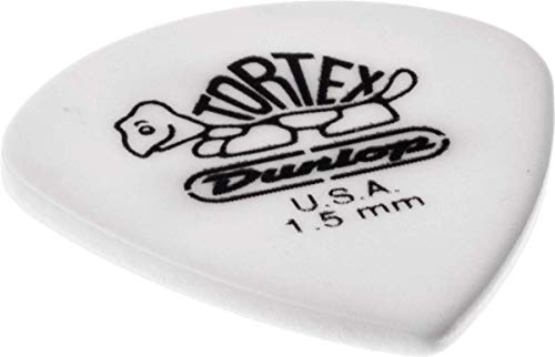 Dunlop 478 TORTEX White JAZZ III Picks (12-Pack) 1.50 mm - Les Beatles, Paul McCartney, John Lennon, RIngo Starr, George Harrison Dunlop 478 TORTEX White JAZZ III Picks (12-Pack) 1.50 mm – Image 3