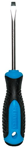 Century Drill and Tool 72113 Slotted Screwdriver, 3/16-Inch by 3-Inch