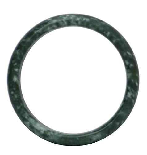Bracelet de jade vert naturel anti-stress jonc ajustable d'esprit 63-64 mm - 3
