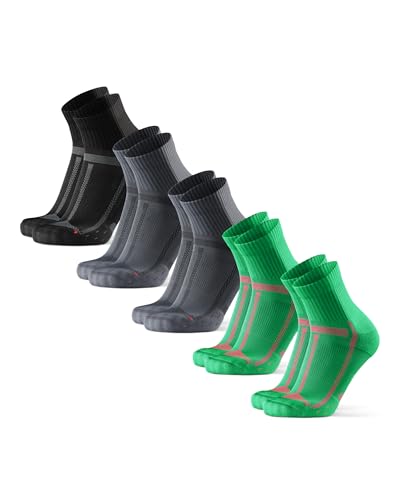Image of DANISH ENDURANCE Ultra-Comfort Quarter Running Socks, Performance Socks, Men & Women - 3 or 5 Pack