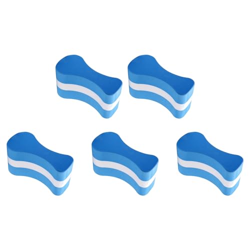 Mocturnity 5X Espuma Pull Buoy Eva Patada Patas Pierna Entrenamiento de Natación en Piscina para Adultos de Niños-Azul