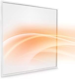 SUNHEAT Mirrorstone 350W - Far Infrared Panel Heater - Suspended Ceiling - Wall Mount Heater - Slim Panel Heater [Energy Class A++]
