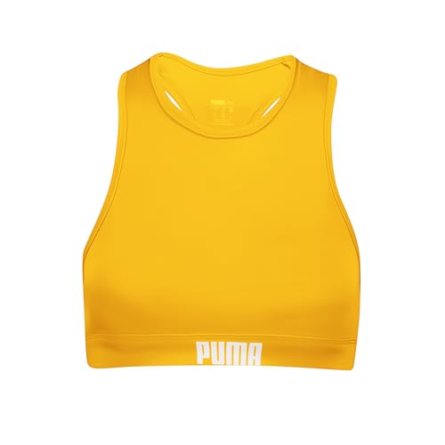 PUMA Raceback Parte Superior del Bikini, Sun Orange, XL De Las Mujeres