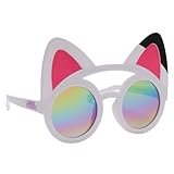Sun-Staches Gabby's Dollhouse Pandy Sunglasses | Official Gabby Costume Accessory | UV 400 | One Size Fits Most Girls