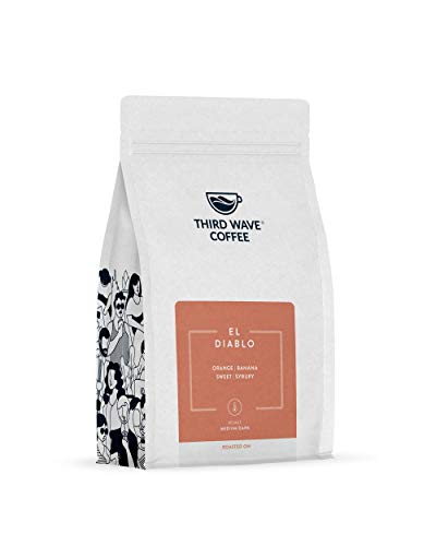 Third Wave Coffee Roasters The El Diablo Blend 100% Arabica Coffee (Medium Dark Roast) – 250 GM (French Press Grind Size)