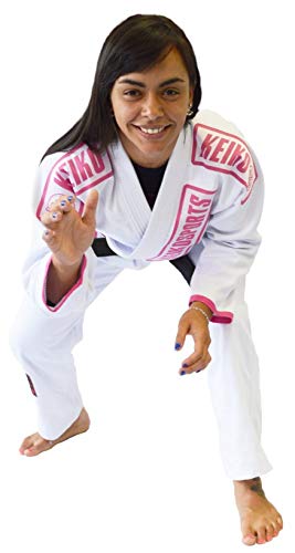 Kimono Jiu Jitsu Feminino Keiko Sports Mulheres M3 Branco