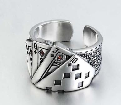 Image of Tash Ring for Men | Stylish Adjustable Brass Ring | Trendy Statement Fashion Jewelry