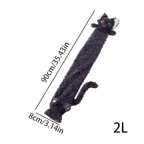 Sac à eau chaude 2L forme chat mignon, cadeau idéal pour l'hiver