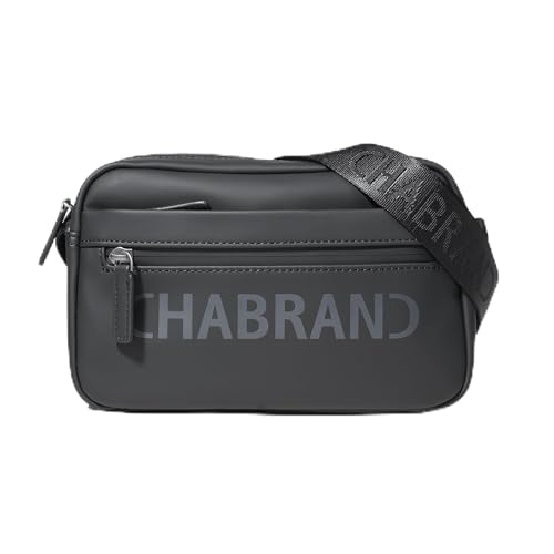 Chabrand Mini Sacoche Homme New Touch Bis – Sac Bandoulière Compact en Toile et Cuir – Sac Urbain Élégant avec Poches Zippées – Plusieurs Couleurs