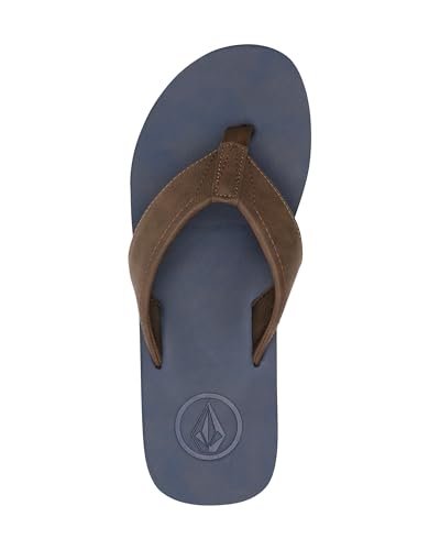 Image of Volcom Men's Victor Sandals - Water-friendly Flip Flops With Comfort Foam Footbed