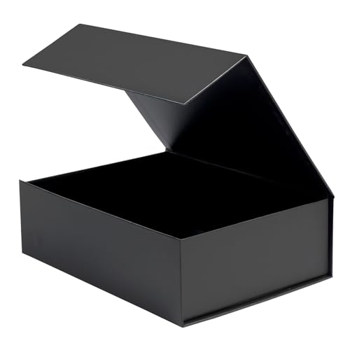 Black Gift Box, 9x6.7x2.75'' Gift Boxes with Lids for Presents