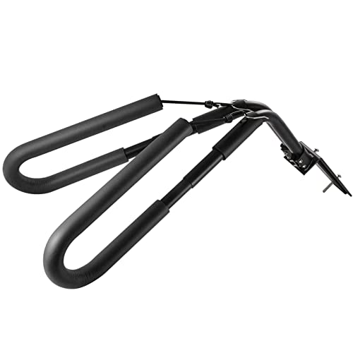 Shkalacar Soporte de Tabla de Surf Shortboard y Soporte de Longboard, Soporte de Tabla de Surf Universal para Scooter/ciclomotor Soporte de Tabla de Wake de Montaje lateral Cover