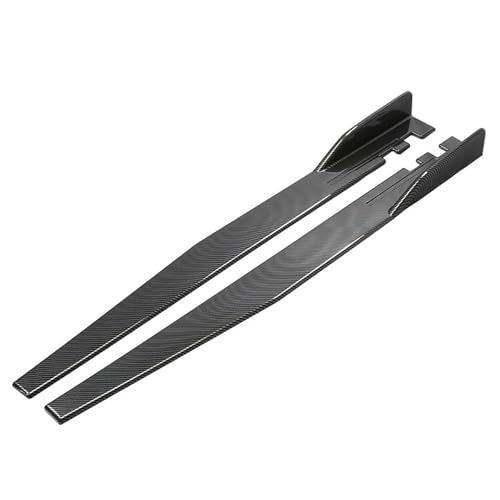 Faldones Laterales para Carrocería para Toyota Yaris (XP210) 2020 2021 2022 2023 2024, Alerón de Faldón Lateral, Accesorios Coche,Carbon Fiber Texture