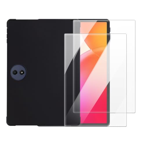 Cubierta protectora TCL Tab A1 Plus 12.2 2026 con vidrio templado de alta resistencia negra