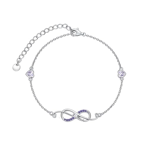 LEECCI Sister �u���X���b�g �����p 925�X�^�[�����O�V���o�[ �C���t�B�j�e�B �u���X���b�g 6�� �a���� �o���W���G���[ �����p