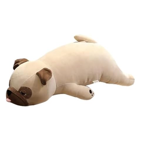 Seyomi Pug Stuffed Animal, 23.6 Inches Soft French Bulldog Plush Pillow Pet,Cute Dog Hugging Toys Gifts Cover