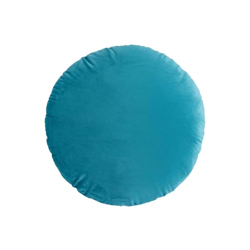LZZTU Round Floor Pillow for Home Decoration - Soft Decorative Pillows for Meditation, and Yoga Floor Cushion with Insert - Blue, 18