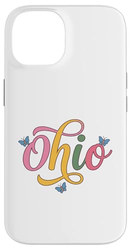 Ohio Butterfly Script Cute Girl State Pride Womens & Kids �X�}�z�P�[�X iPhone 14 �p