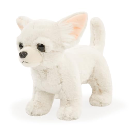 JUSTQUNSEEN Dog Chihuahua Stuffed Animal 7.5 inch Plush Puppy Toy