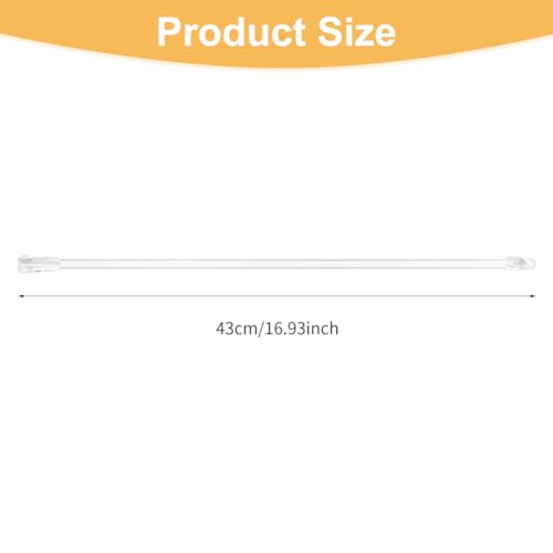 image for AOOCEEPAW 17 Inches 2 Pieces Blind Wand, Vertical Replacement Parts, T