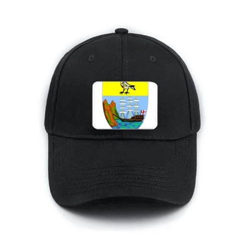 Casquette de baseball ajustable Helena afnational noire pour éviter l'éblouissement en extérieur