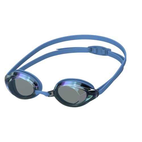 Speedo Vanquisher 2.0 Mirrored Goggles – Navy/Steel/Iris Mirror