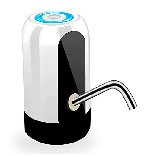 Bebedouro Bomba Elétrica Para Garrafão Galão Água Recarregável com Adaptador USB Cor:Branco (UT)