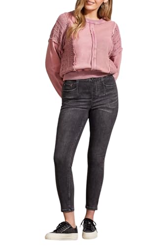 Tribal Women's Audrey Icon Pull-on Tummy Slimming Ankle Skinny Jeans