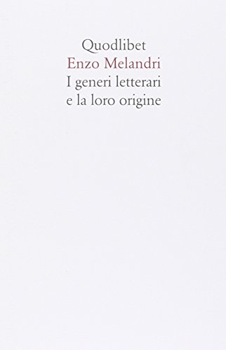 I generi letterari e la loro origine
