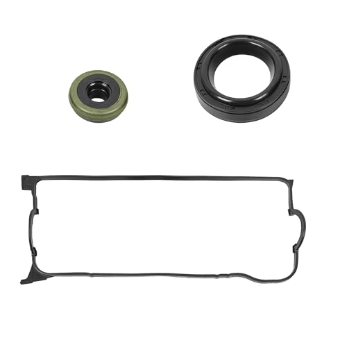 Image of X AUTOHAUX Engine Valve Cover Gasket Set 12030-P2A-000 for Honda Civic CX DX EX GX HX LX 1.6L 1996-2000 for Honda Civic del Sol 1.6L 1996-1997