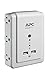 APC Wall Outlet Plug Extender, Surge Protector with USB Ports, P6WU2, (6) AC Multi Plug Outlet, 1080 Joule Surge Protection White