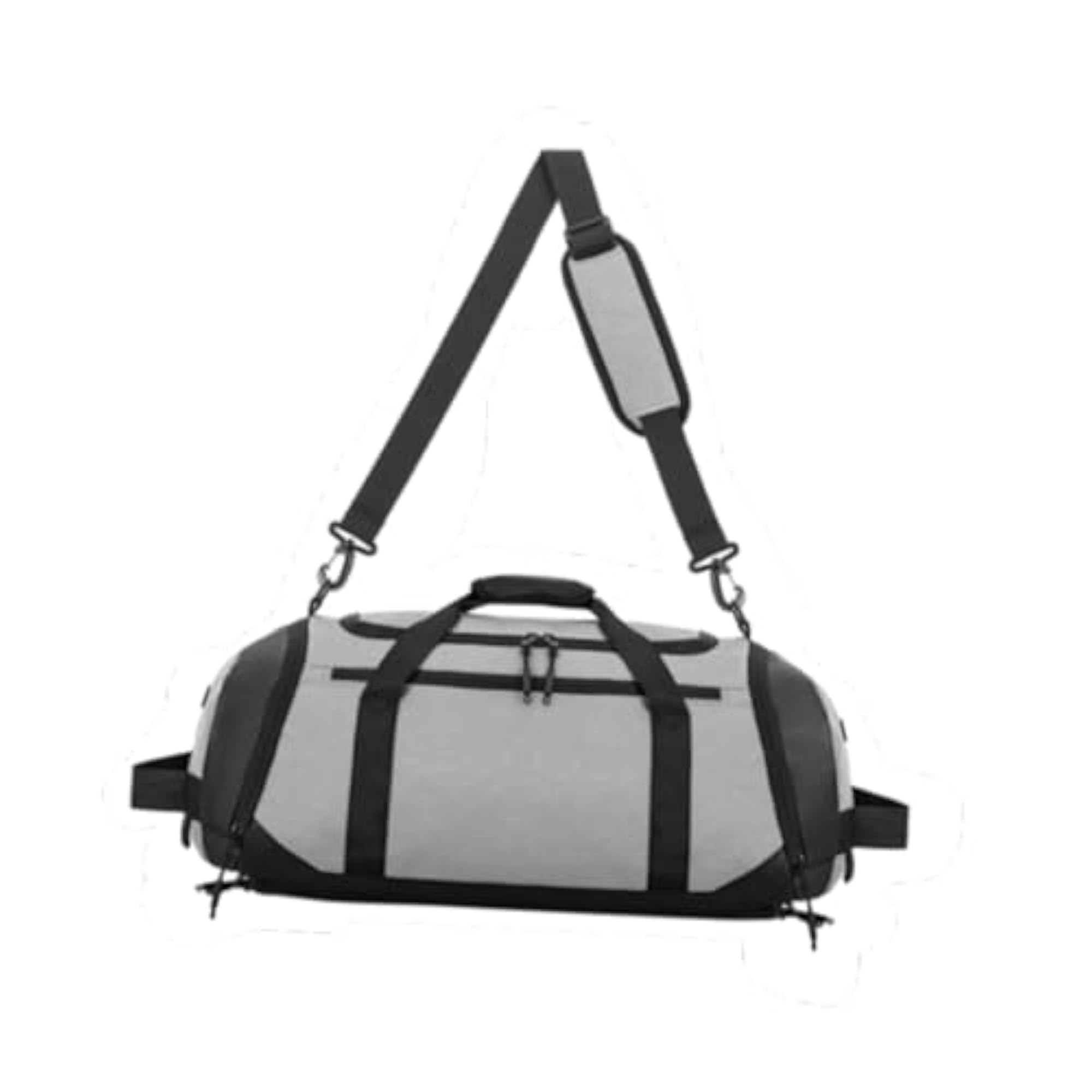 Overnight Waterproof Sports Gym Bag, Gray