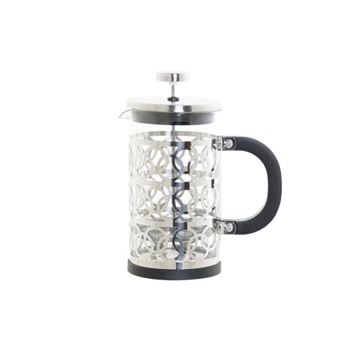 CAFETERA BOROSILICATO INOX 16X9X18,5 600ML CROMADO