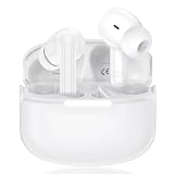 Auricolari wireless, cuffie Bluetooth in-ear con microfono a cancellazione del rumore 4 ENC, mini auricolare suono stereo con bassi profondi, controllo touch per iPhone 17 Air/16/15/14/13 serie