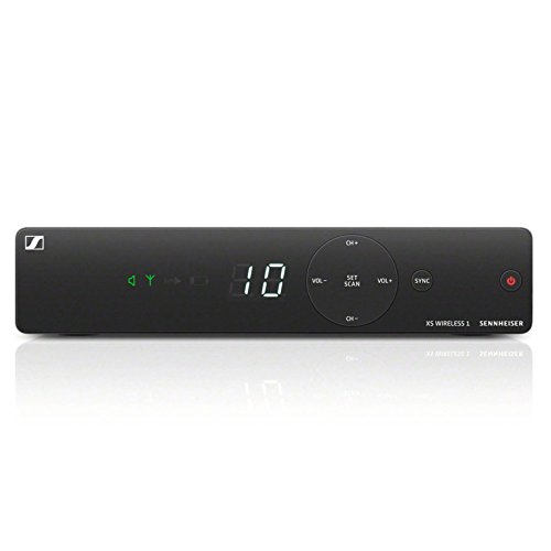 Image of Sennheiser XSW 1-CI1-A Wireless Instrument System - Bodypack Transmitter with 1 /4 inch Cable, True Diversity Receiver, 10 Compatible Channels - Perfect for Guitarists, Bassists & Live Stage Performances