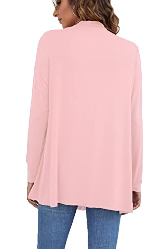 Image of Ladlop Women's Lightweight Open Front Cardigans Long Sleeve Casual Soft Drape Fall Cardigan