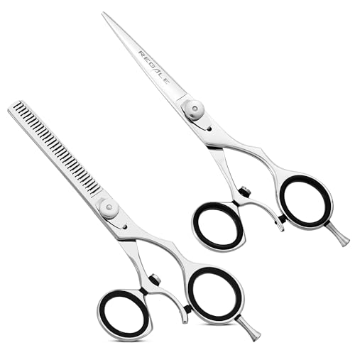 Regale Swivel Thumb Barber Shear Set