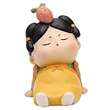 Miniature - la figurine de poupée de dessin animé en résine est et peut facilement placée votre bureau comme décoration, décoration de bureau chinoise