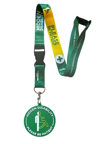 PAC Supplies Hidden Disability Awareness Tag - 'Please Be Patient With Me' For Lanyards