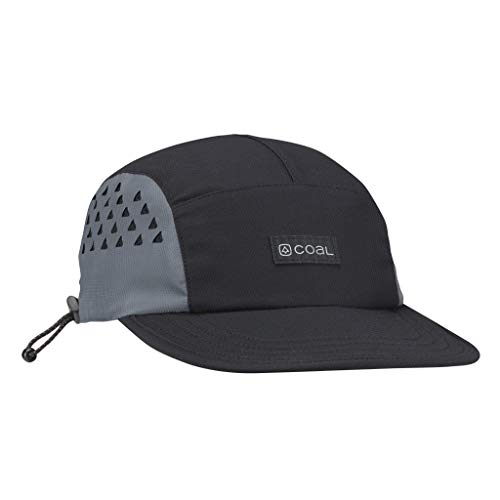 Coal Provo Tech Outdoor 5-Panel Cap - Upf Sun Protection For Cycling, Running, Hiking, Black #TOP3