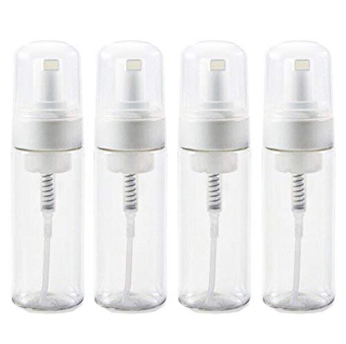 Mini Foaming Dispensers for Castile Liquid Soap, 50ml (1.7 oz) - Pack of 4