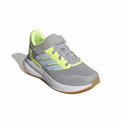 Image of adidas Kids' Marvel Run Falcon 5 Elastic Lace & Strap Shoe