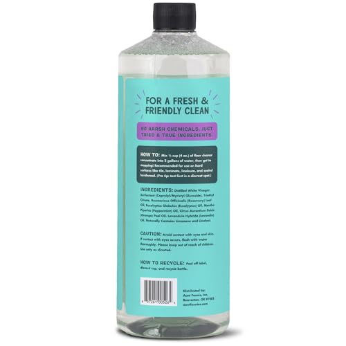 Aunt Fannie's Floor Cleaner Vinegar Wash (950ml jug); Natural Multisurface Floor Cleaner (Lavender)