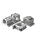 120/125mm Cast Aluminum CNC Spindle Clamp Bracket Support With 4 Screws, For CNC Engraving, Milling And Grinding(125mm)