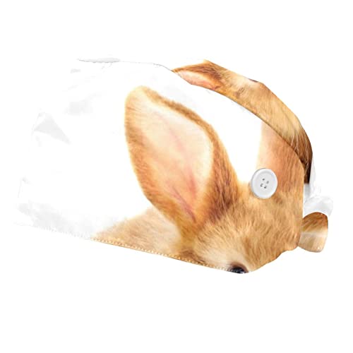 Chapeaux bouffants ajustables avec bandeau absorbant pour le travail